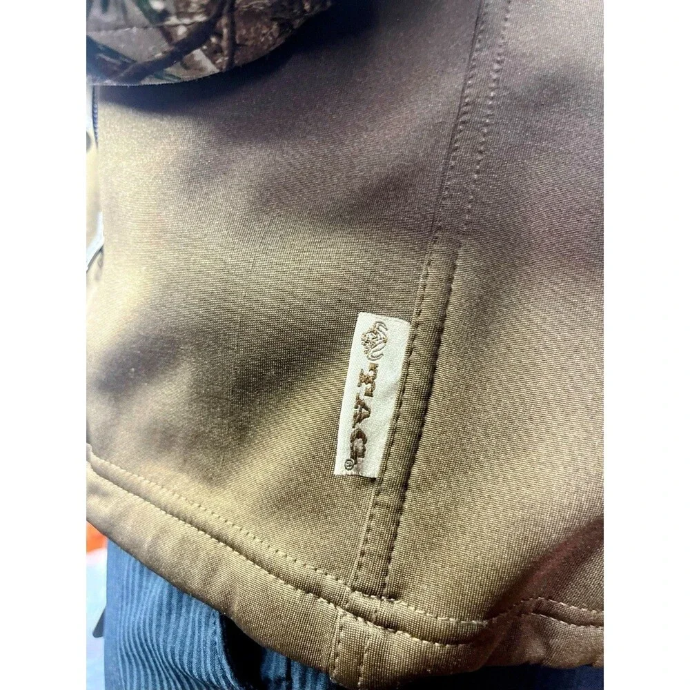 Tag Safari Outdoor Realtree Men's Full Zip Woodland Camo Hunting Jacket Size L